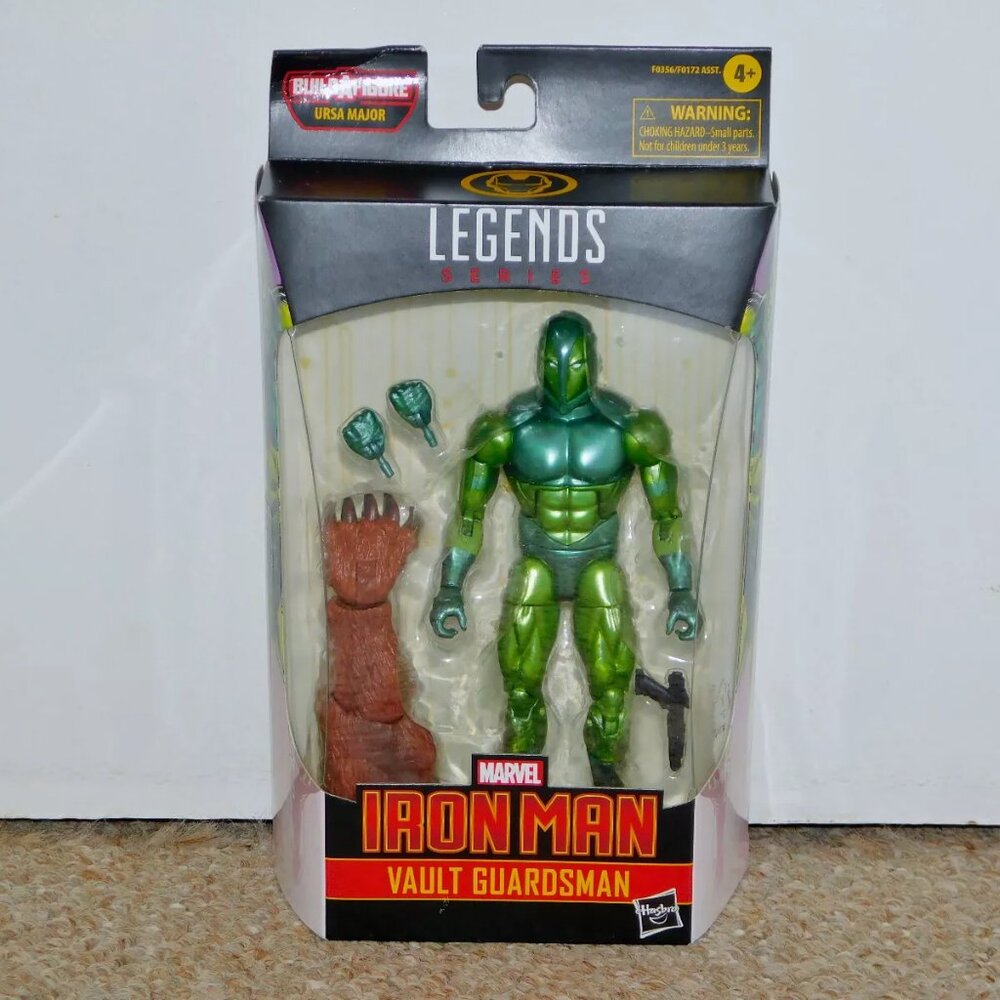 2021 Hasbro Marvel Legends 6" Iron Man Vault Guardsman New BAF Ursa Major